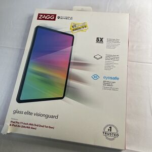 Zagg Glass Elite Visionguard Screen Protector iPad Pro 11" 1/2/3/4 iPad Air 4/5